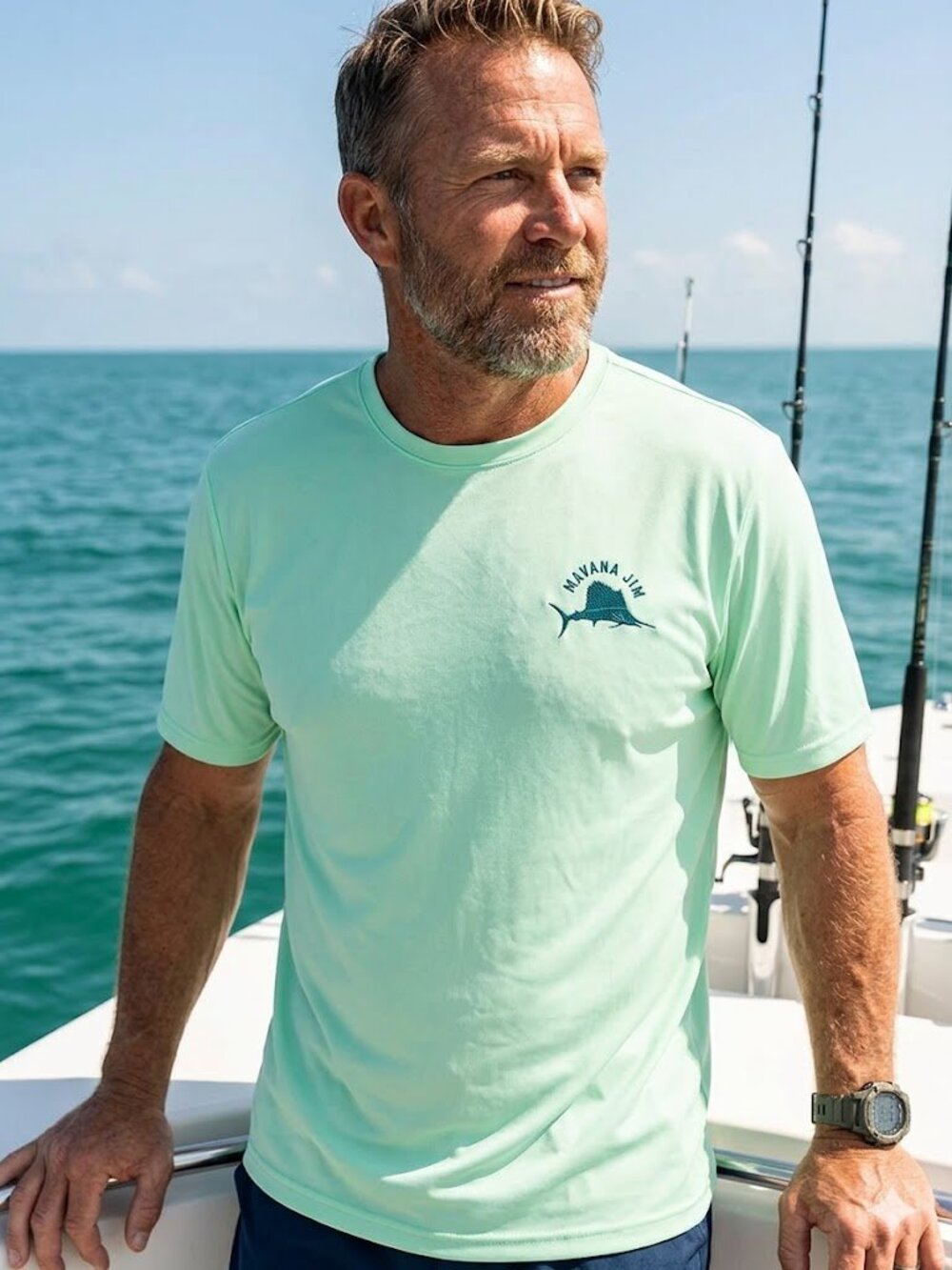 HAVANA JIM UPF MOISTURE WICKING PERFORMANCE SHIRT STYLE:H32TN03U